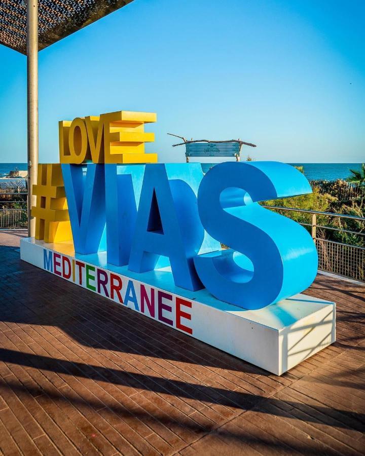 Mobilhome La Carabasse Vias Plage Kültér fotó