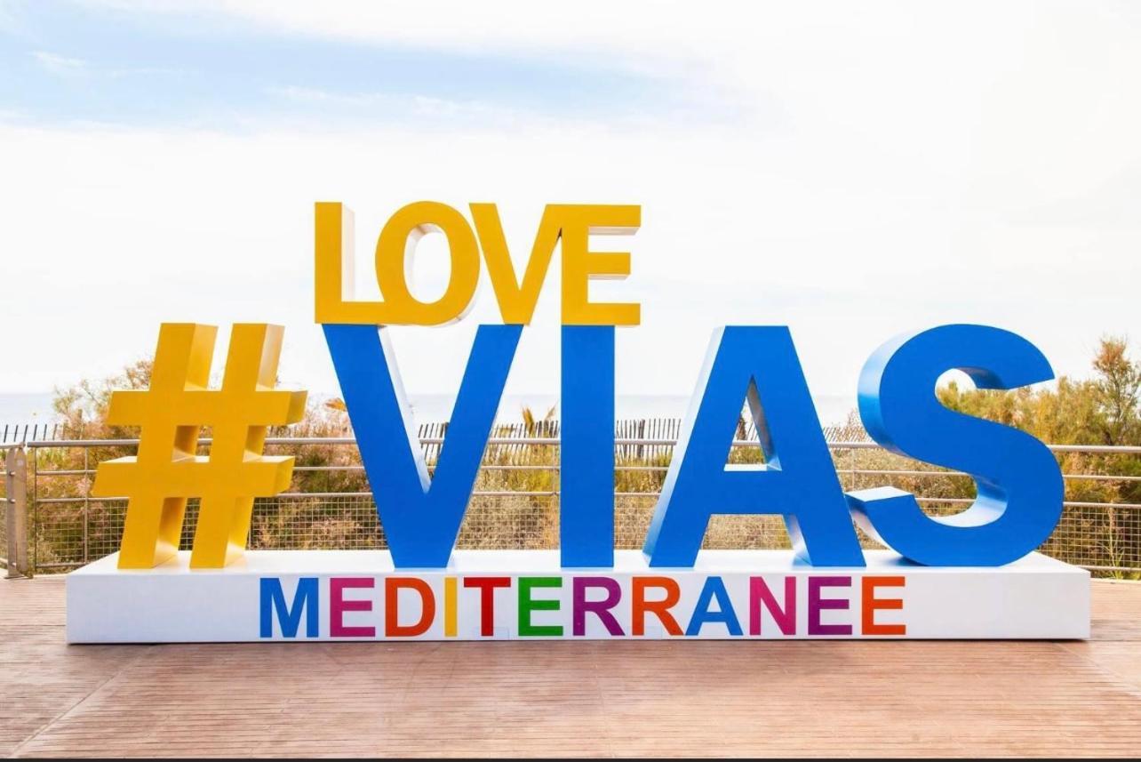 Mobilhome La Carabasse Vias Plage Kültér fotó