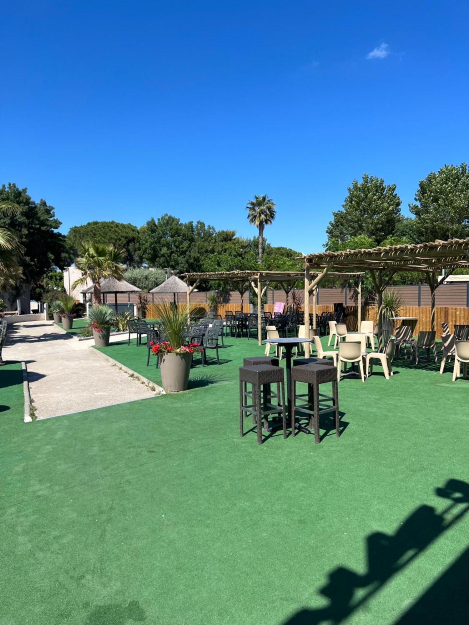 Mobilhome La Carabasse Vias Plage Kültér fotó