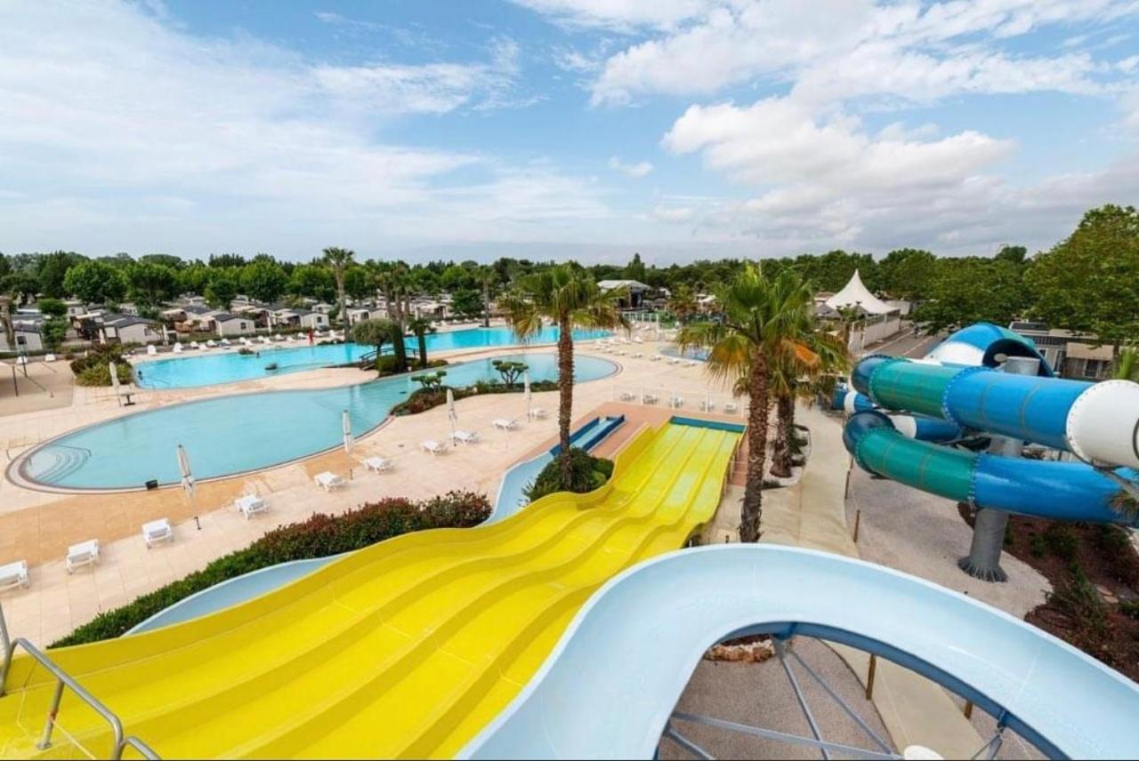 Mobilhome La Carabasse Vias Plage Kültér fotó