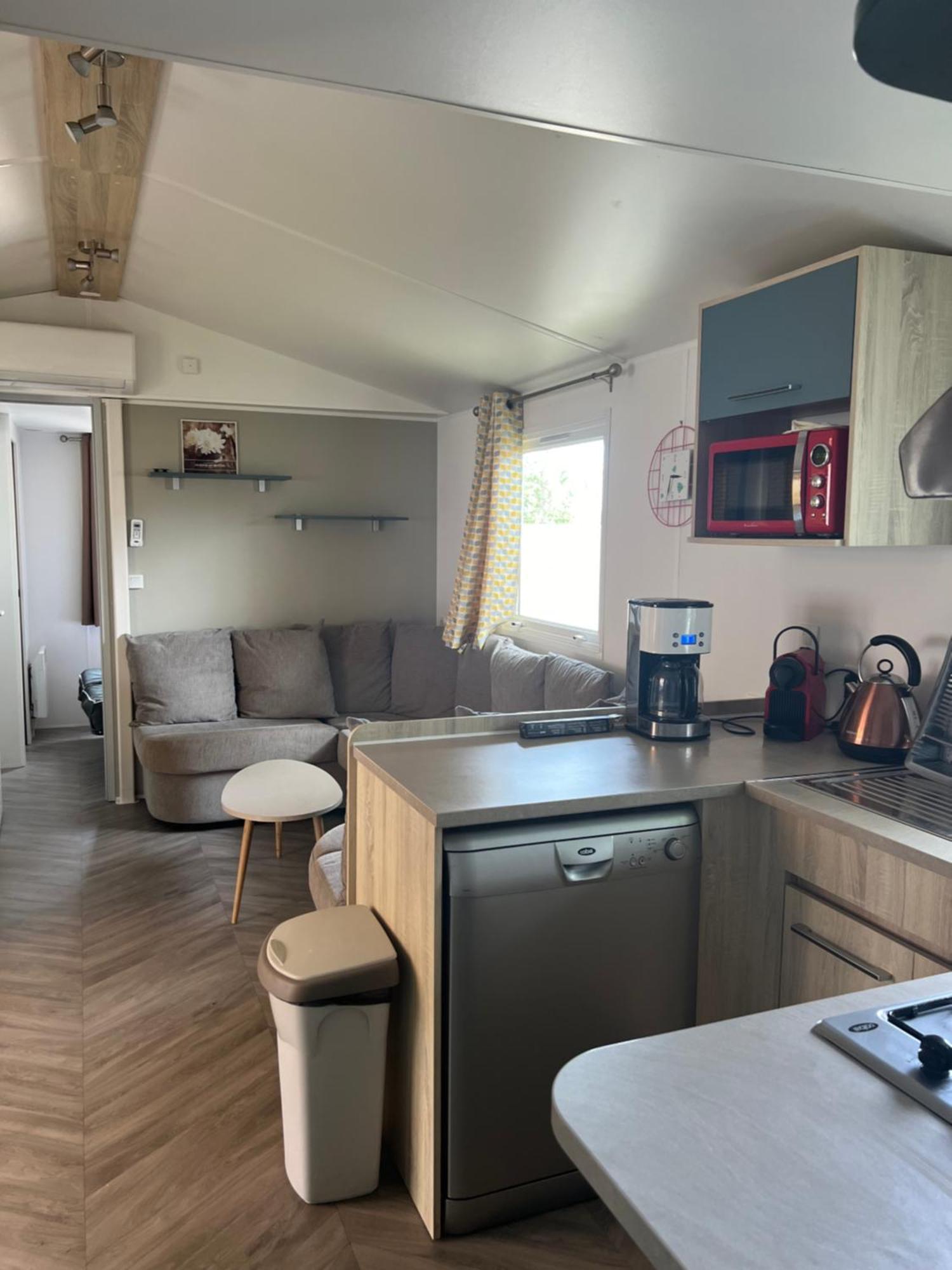 Mobilhome La Carabasse Vias Plage Kültér fotó